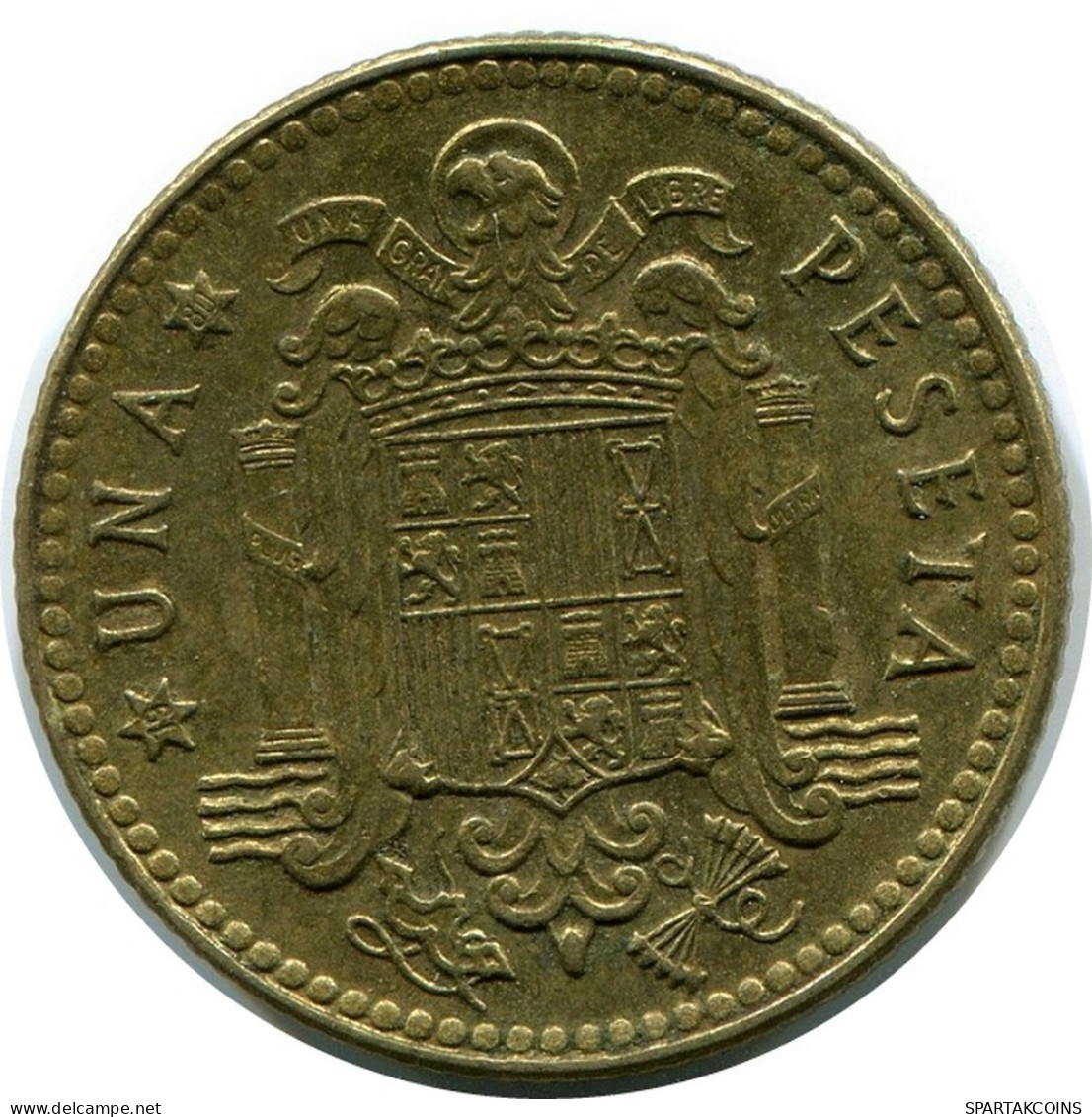 1 PESETA 1975 SPANIEN SPAIN Münze #AR165.D.A - 1 Peseta