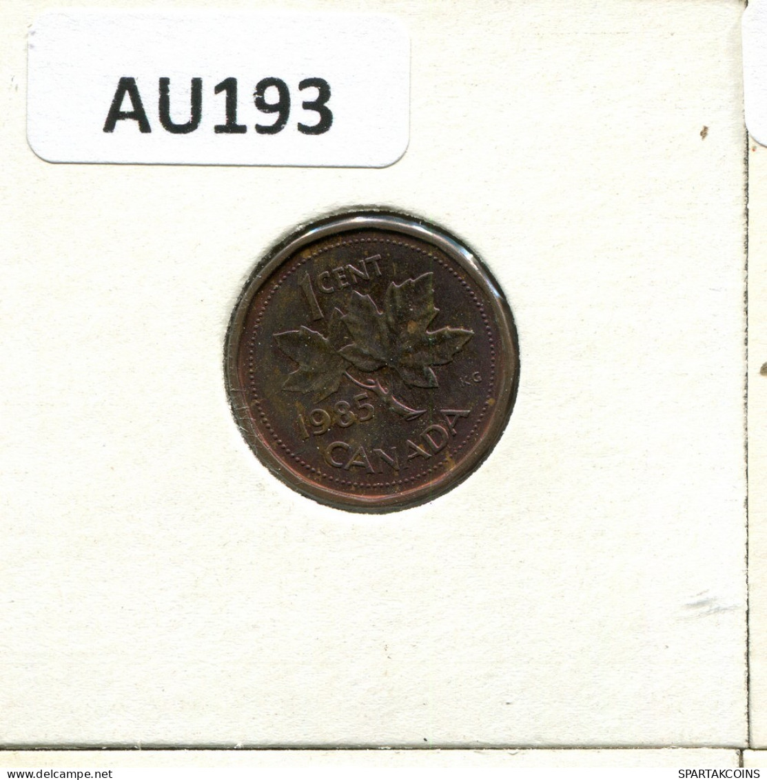 1 CENT 1985 CANADA Pièce #AU193.F.A - Canada