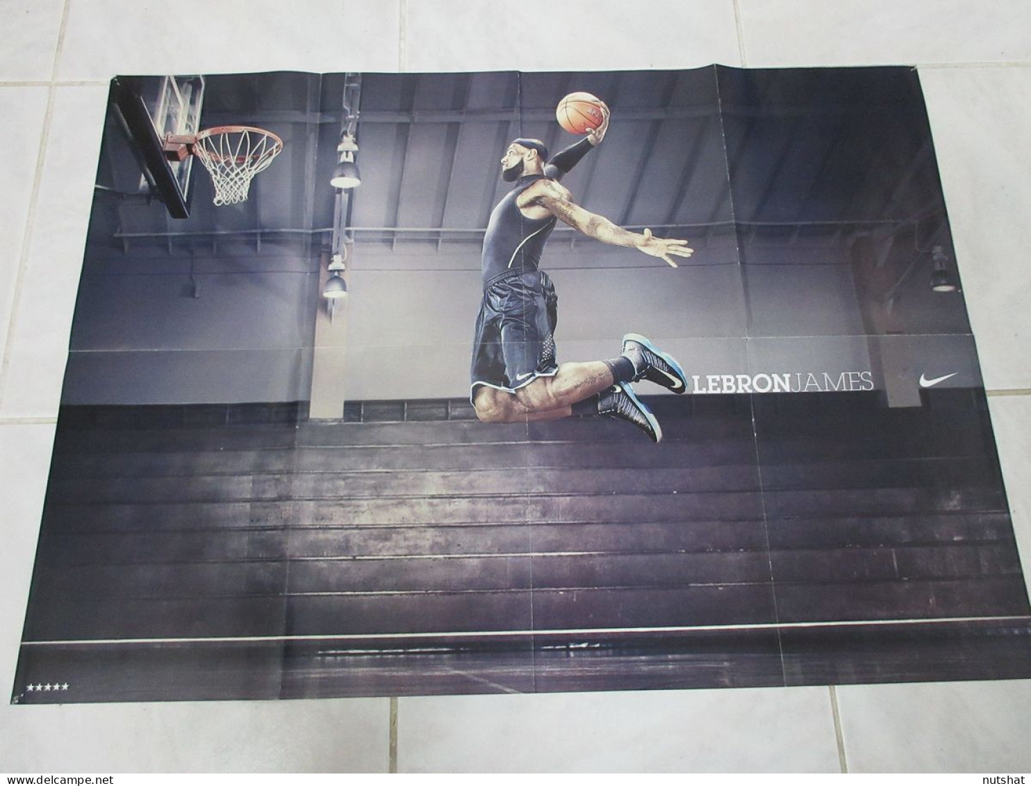 BASKET NBA POSTER 18 Chris PAUL Blake GRIFFIN LA CLIPPERS Au Dos James LEBRON    - Other & Unclassified