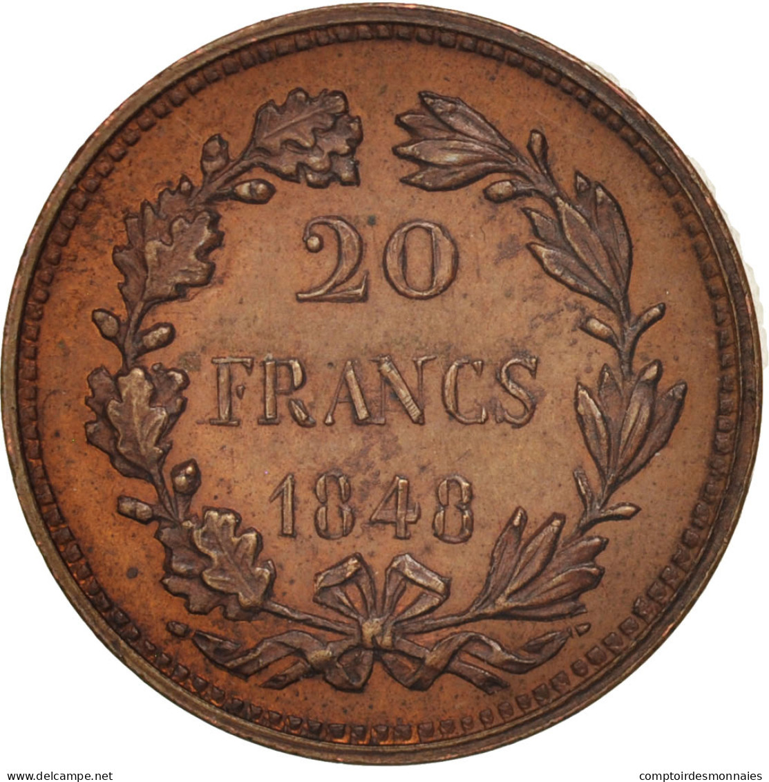 Monnaie, France, Concours De F.Alard, 20 Francs, 1848, Paris, SUP, Cuivre - 20 Francs (gold)