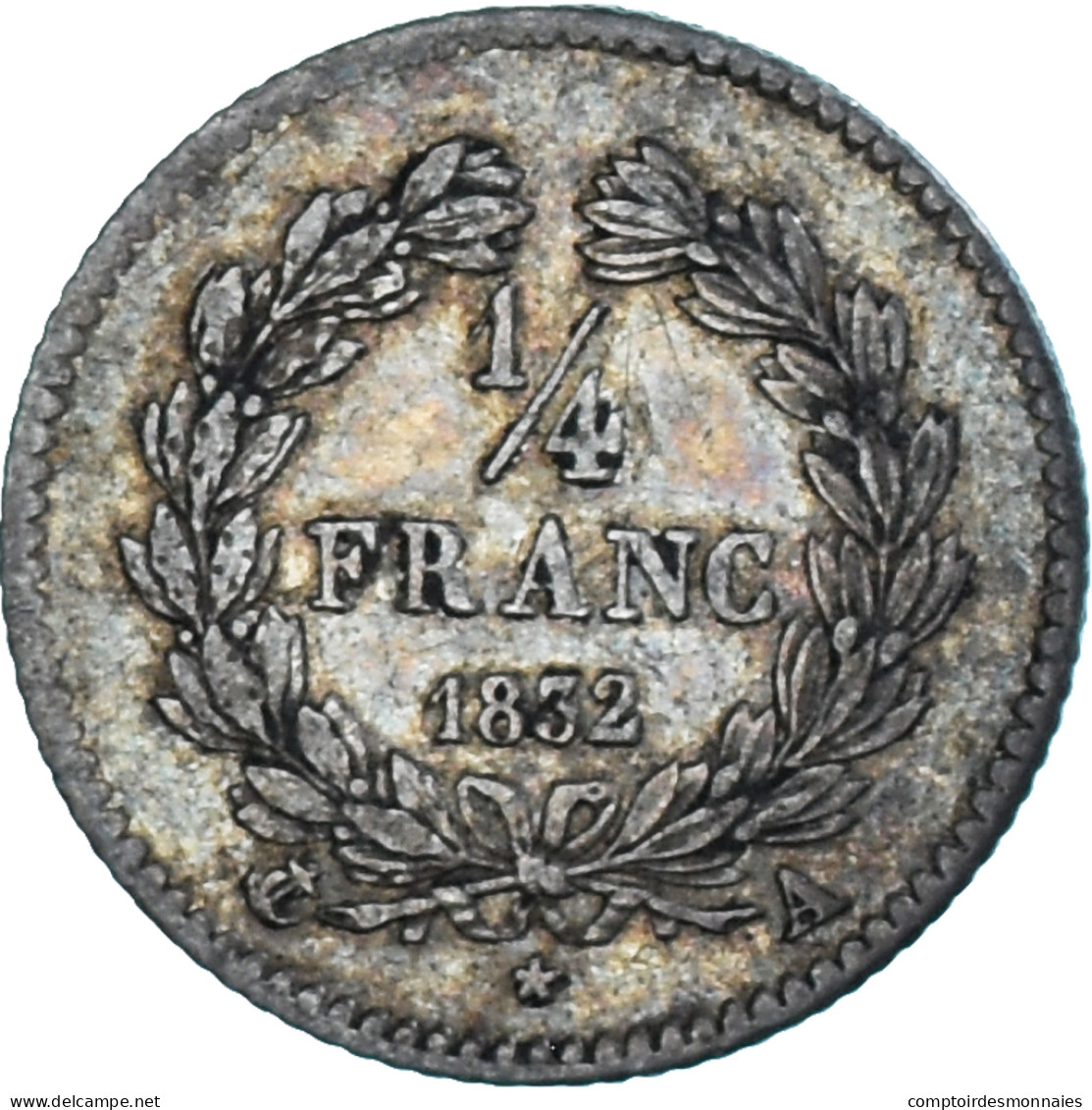 Monnaie, France, Louis-Philippe, 1/4 Franc, 1832, Paris, TTB+, Argent, KM:740.1 - 25 Centimes