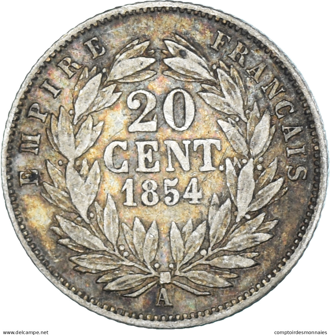 Monnaie, France, Napoleon III, 20 Centimes, 1854, Paris, TB+, Argent - 20 Centimes