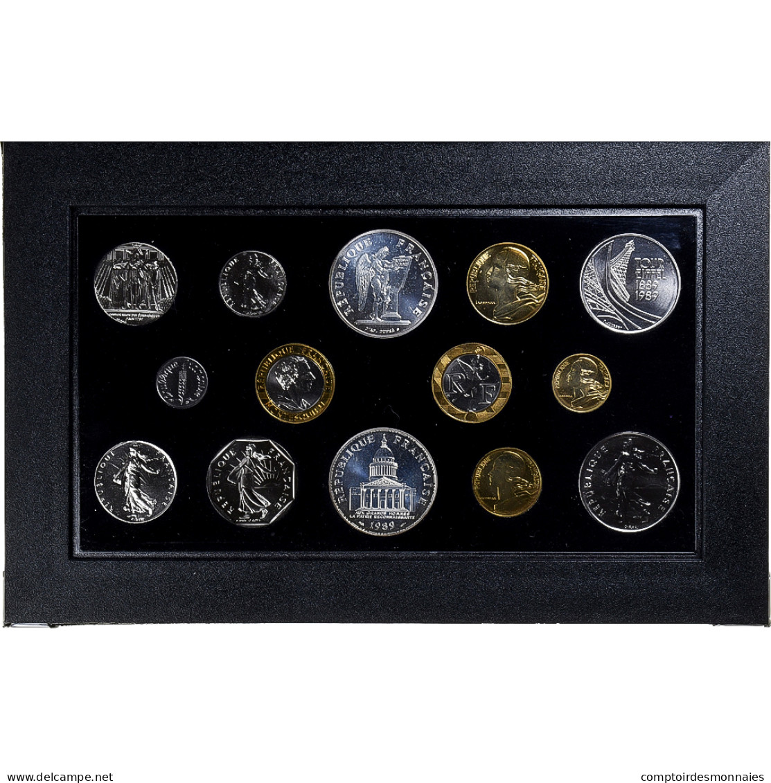 France, Coffret 1 C. à 100 Frs., 1989, MDP, Série FDC, FDC - Other & Unclassified