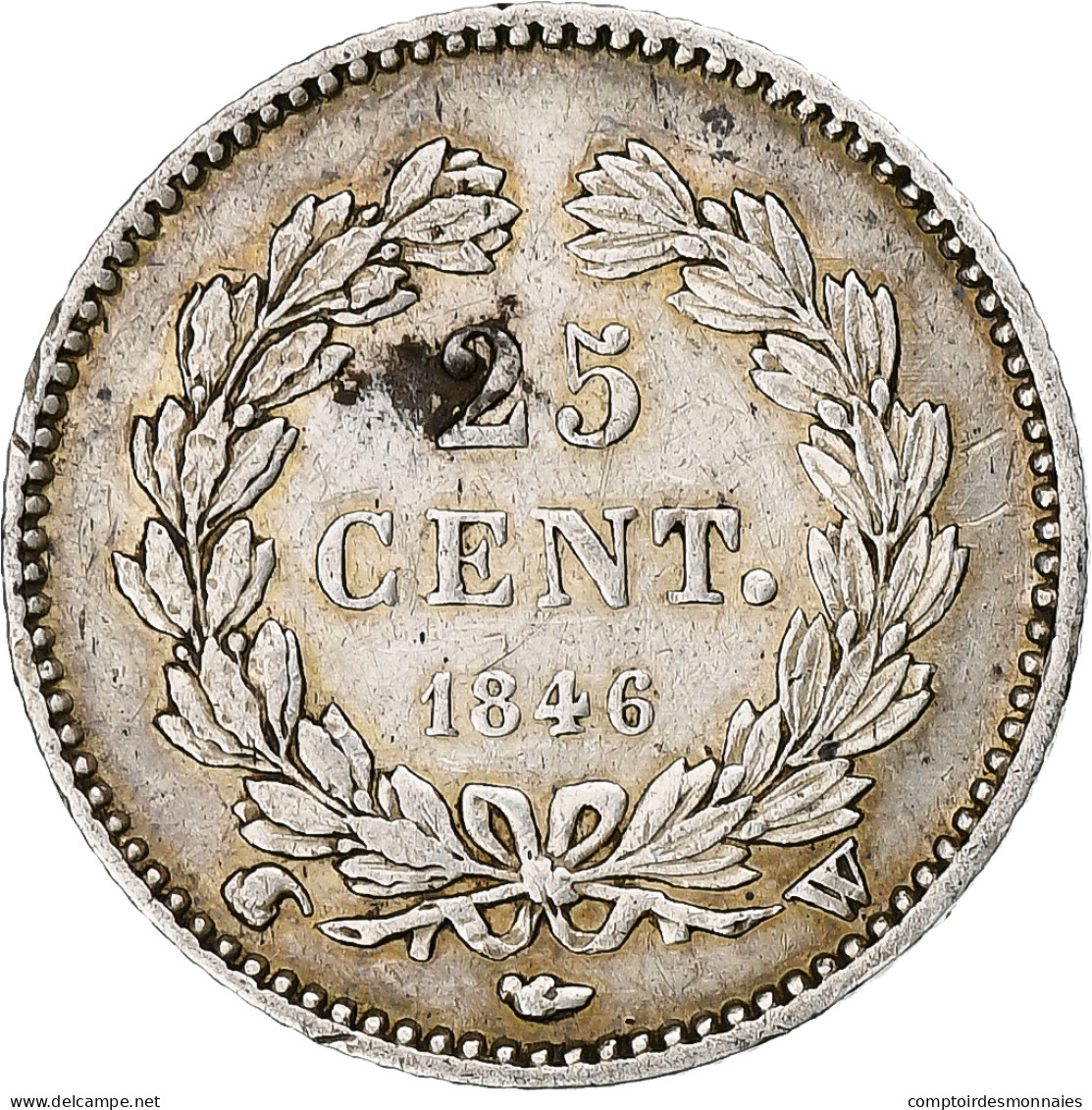 France, Louis-Philippe I, 25 Centimes, 1846, Lille, Argent, TTB, Gadoury:357 - 25 Centimes