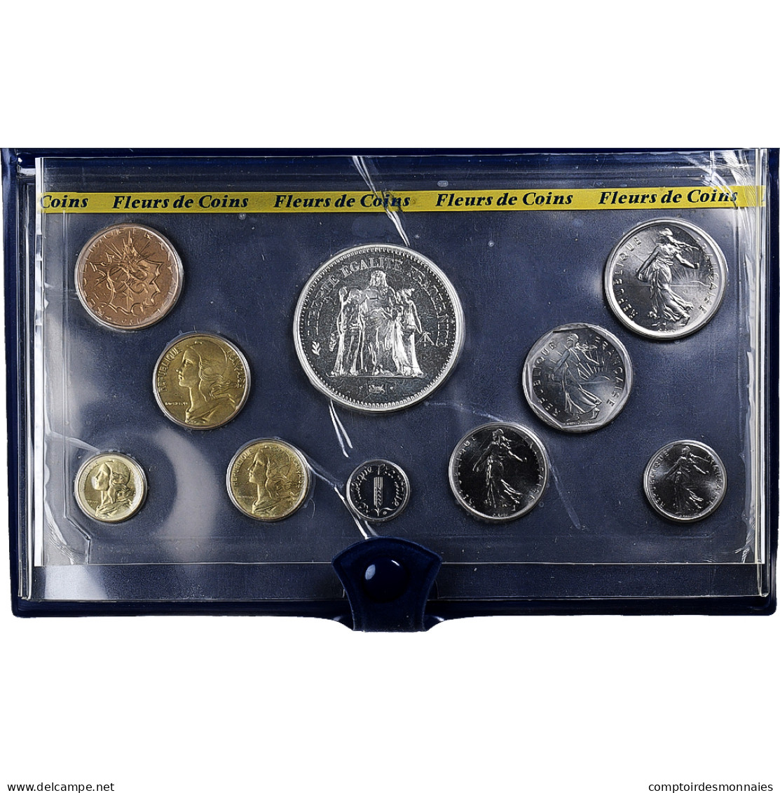 France, Coffret 1 C. à 50 Frs., 1980, Monnaie De Paris, FDC, FDC - Other & Unclassified