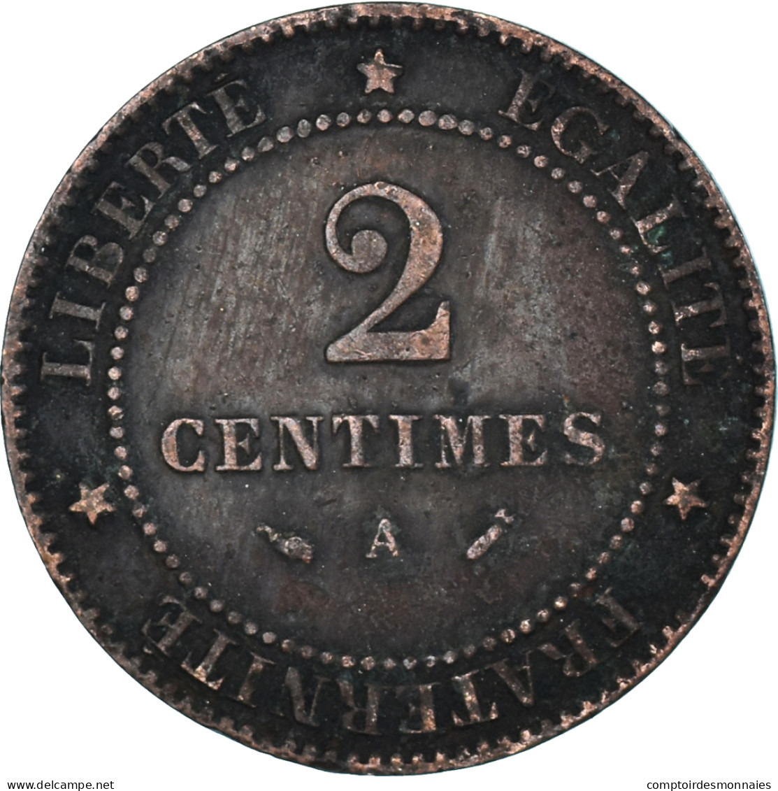 Monnaie, France, 2 Centimes, 1888 - 2 Centimes