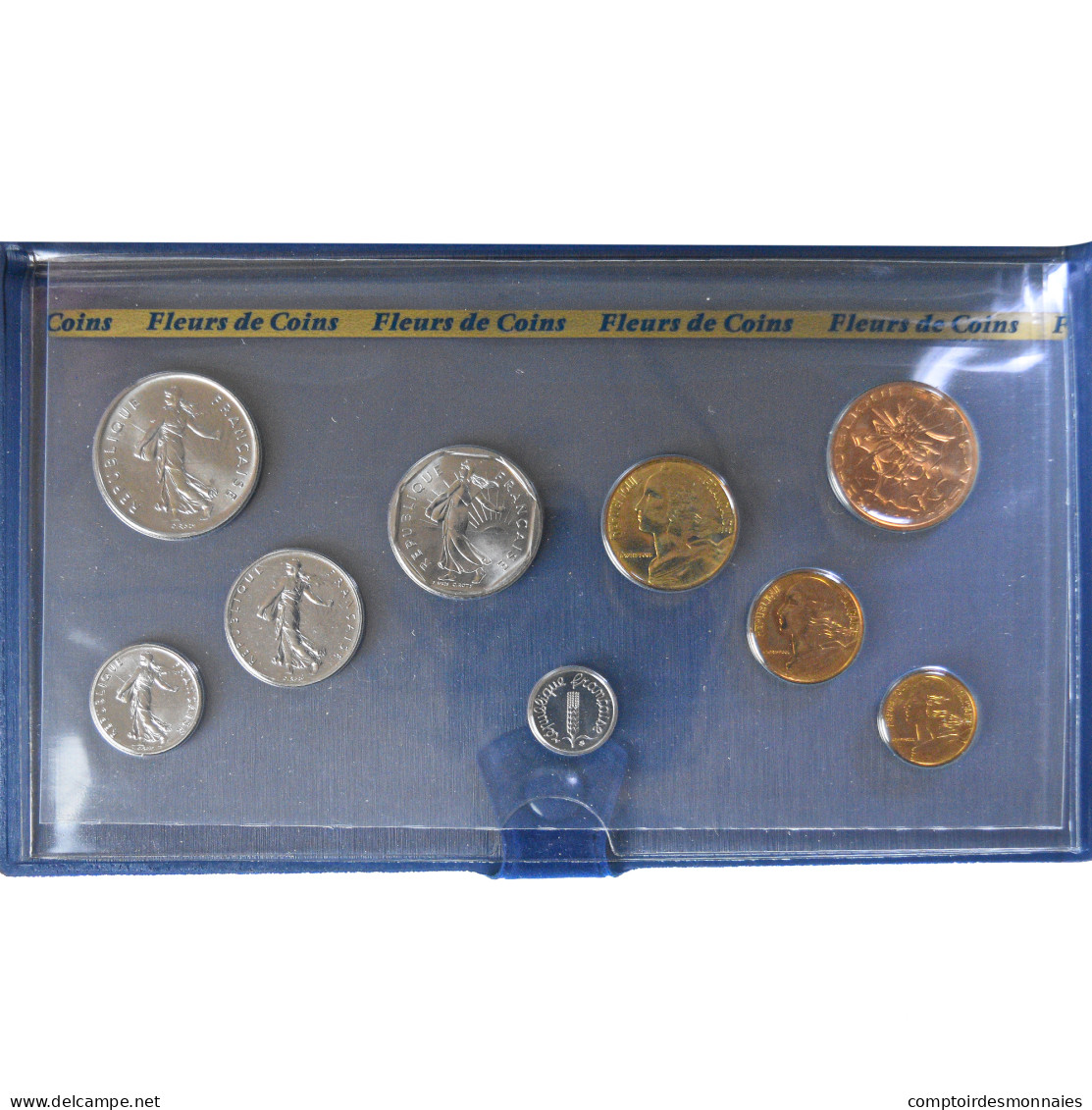Monnaie, France, Coffret 1 C. à 10 Frs., 1981, Monnaie De Paris, FDC, FDC - Andere & Zonder Classificatie