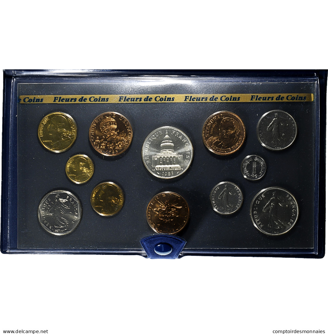 France, Coffret 1 C. à 100 Frs., 1983, MDP, Série FDC, FDC - Andere & Zonder Classificatie