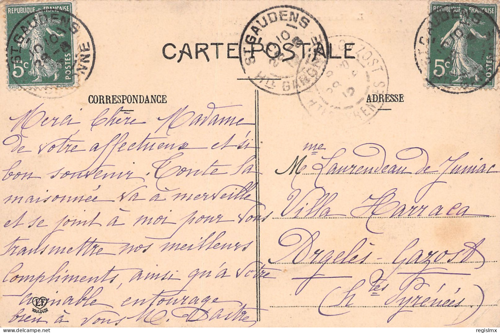 31-SAINT GAUDENS-N°T1218-F/0089 - Saint Gaudens