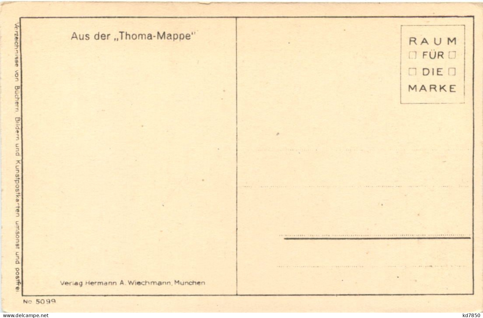 Künstler Ak Hans Thoma - Einsamkeit - Thoma, Hans