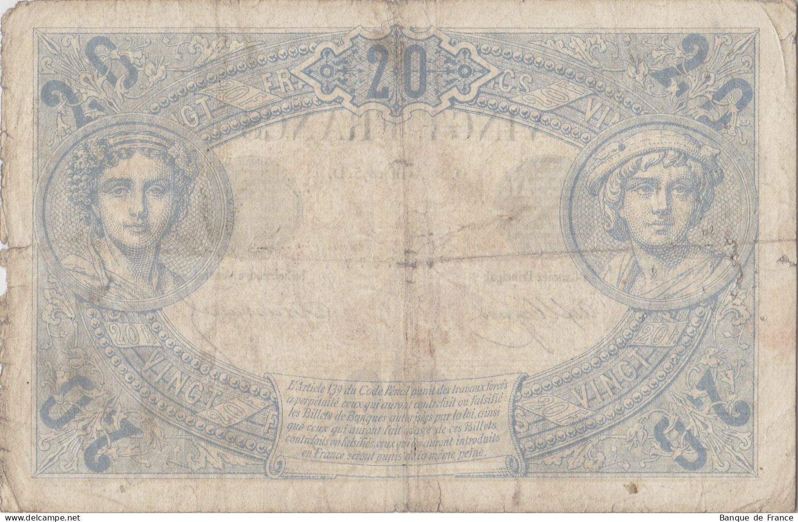 Billet 20 F NOIR Du 28 Avril 1875 FAY 09.02 Alph. N.248 - 20 F 1874-1905 ''Noir''