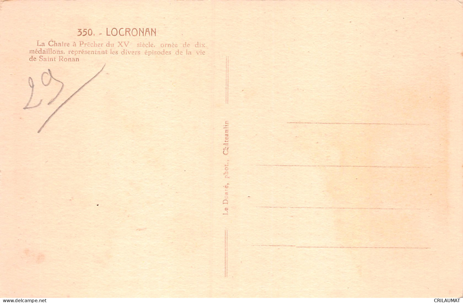 29-LOCRONAN-N°LP2966-D/0335 - Locronan