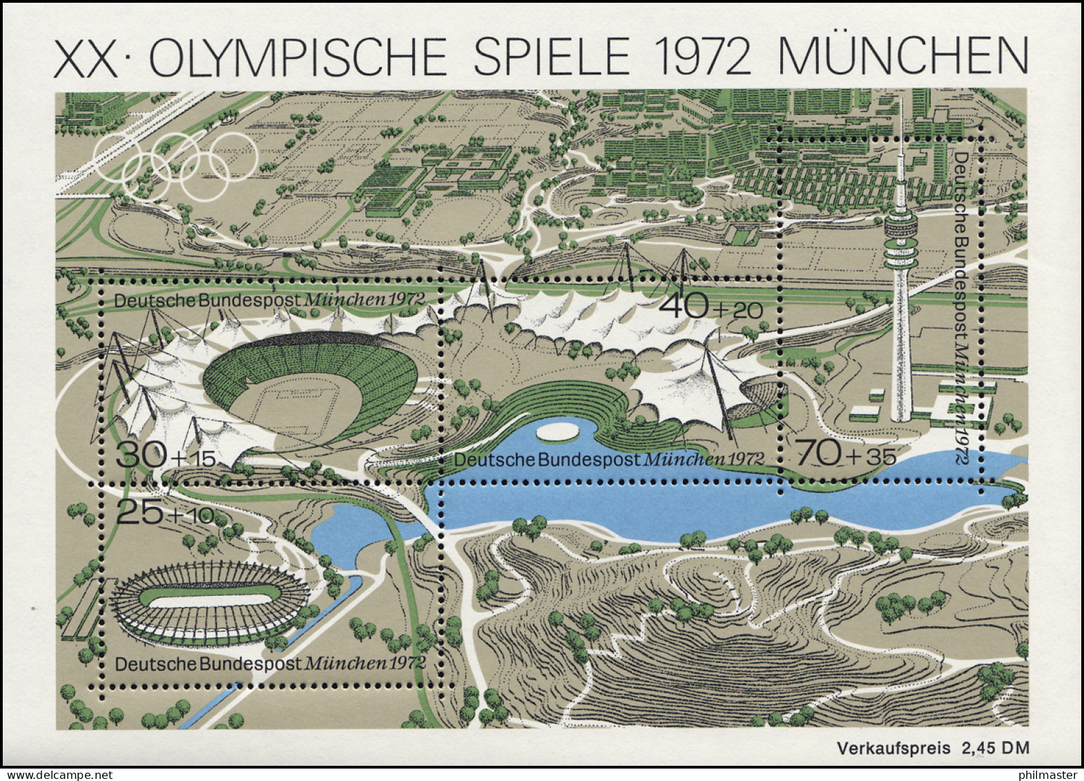 710-752 Bund-Jahrgang 1972 Komplett Postfrisch ** - Annual Collections