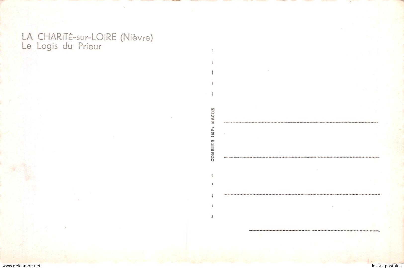 58 LA CHARITE SUR LOIRE LE LOGIS DU PRIEUR - La Charité Sur Loire