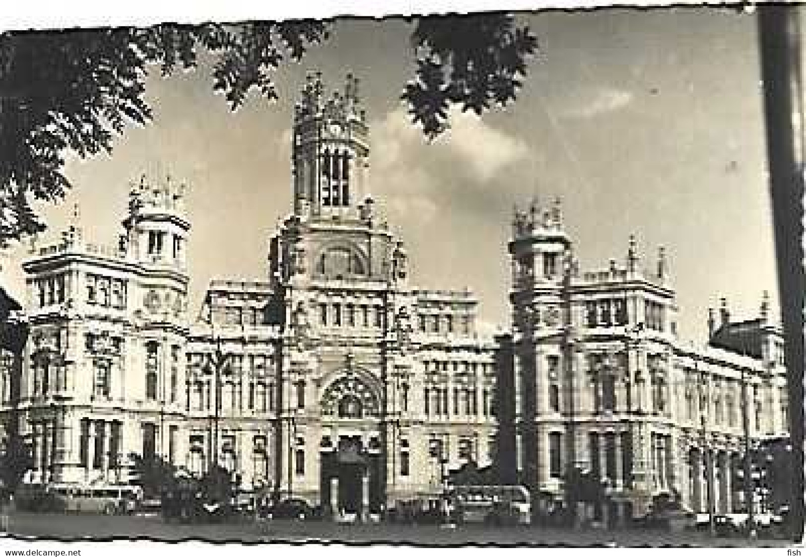 Spain & Marcofilia, Madrid, Palacio De Comunicaciones, Lisboa (3) - Lettres & Documents