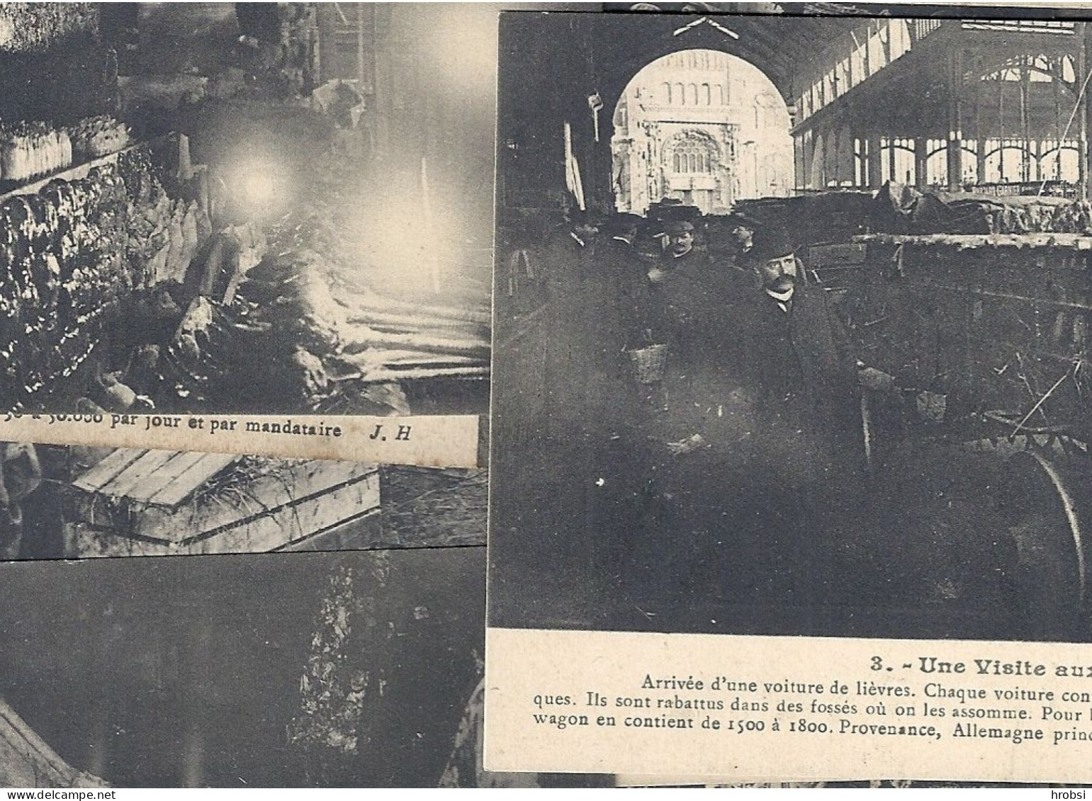 75 Paris 1er, Une Visite Aux Halles Centrales, Série De 20 Cartes Légendées,  RARE Manquent La N°1 Et  14, Soit 18 CPA - District 01