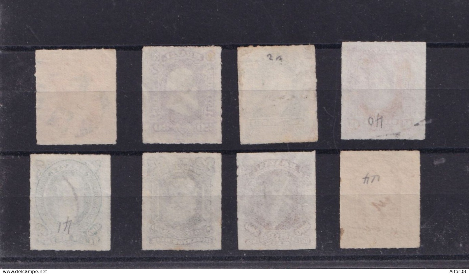 JOLI  LOT DE TIMBRES  OBLITERE DE 1878/79. TRES INTERESSANT.  BELLE COTE - Used Stamps