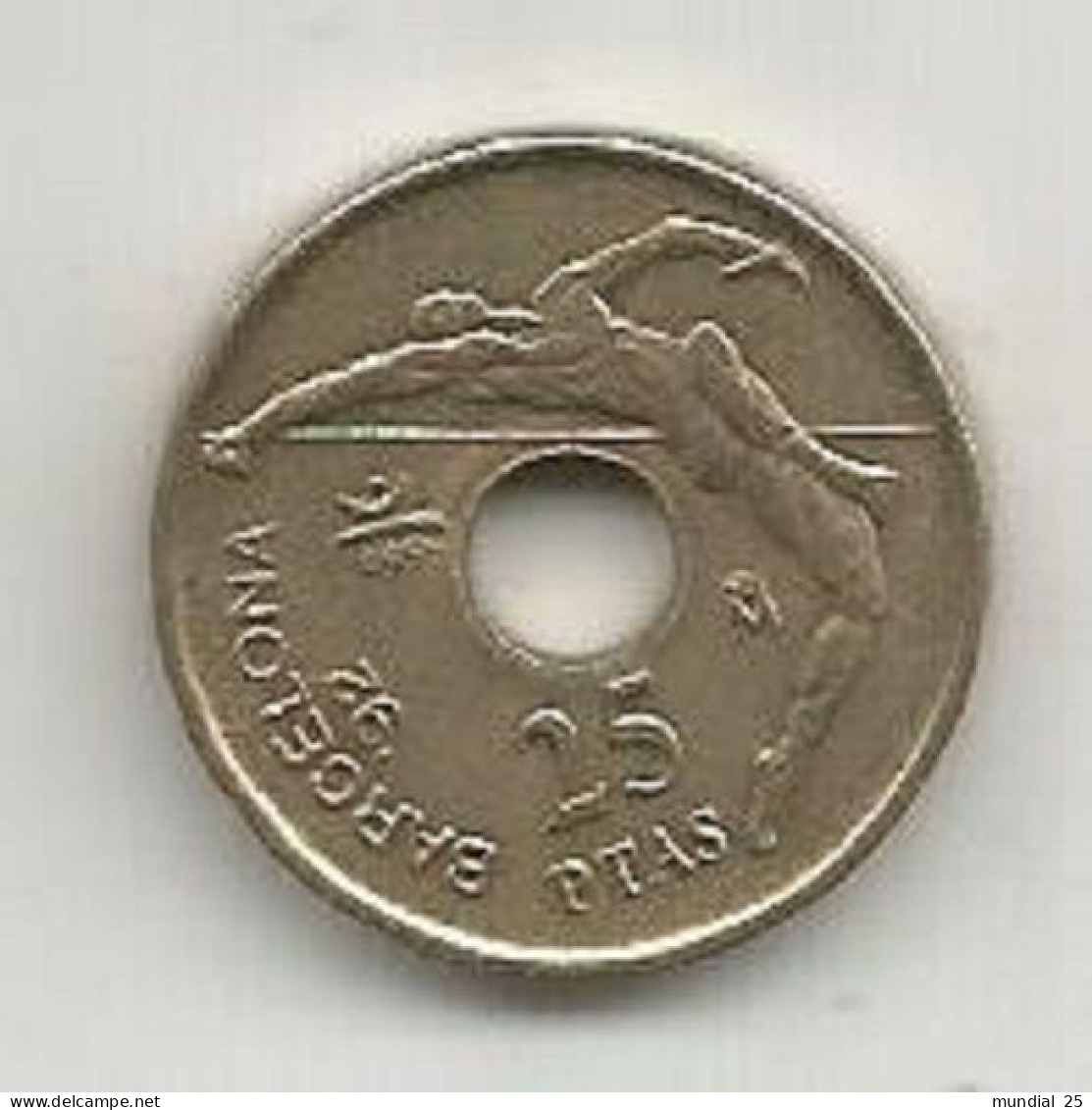 SPAIN 25 PESETAS 1991 - 1992 OLIMPICS GAMES - 25 Peseta