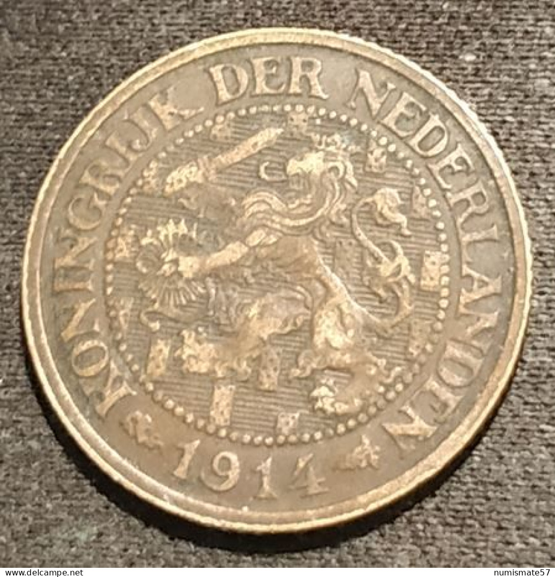 PAYS BAS - NEDERLAND - 1 CENT 1914 - Wilhelmina - KM 152 - 1 Centavos