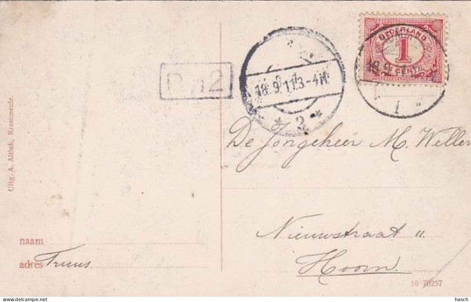 4831103 Krommenie, Postkantoor.(poststempel 1911) - Krommenie