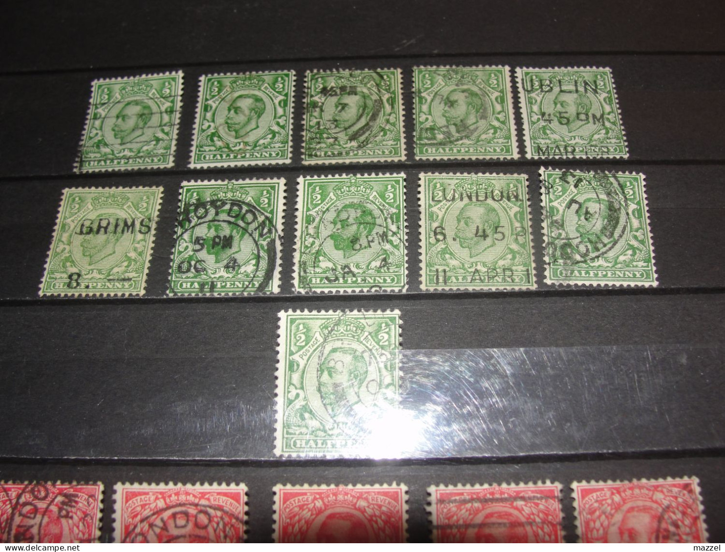 ENGELAND  KAVELTJE  SERIE 121-122  GEBRUIKT (USED) - Unused Stamps