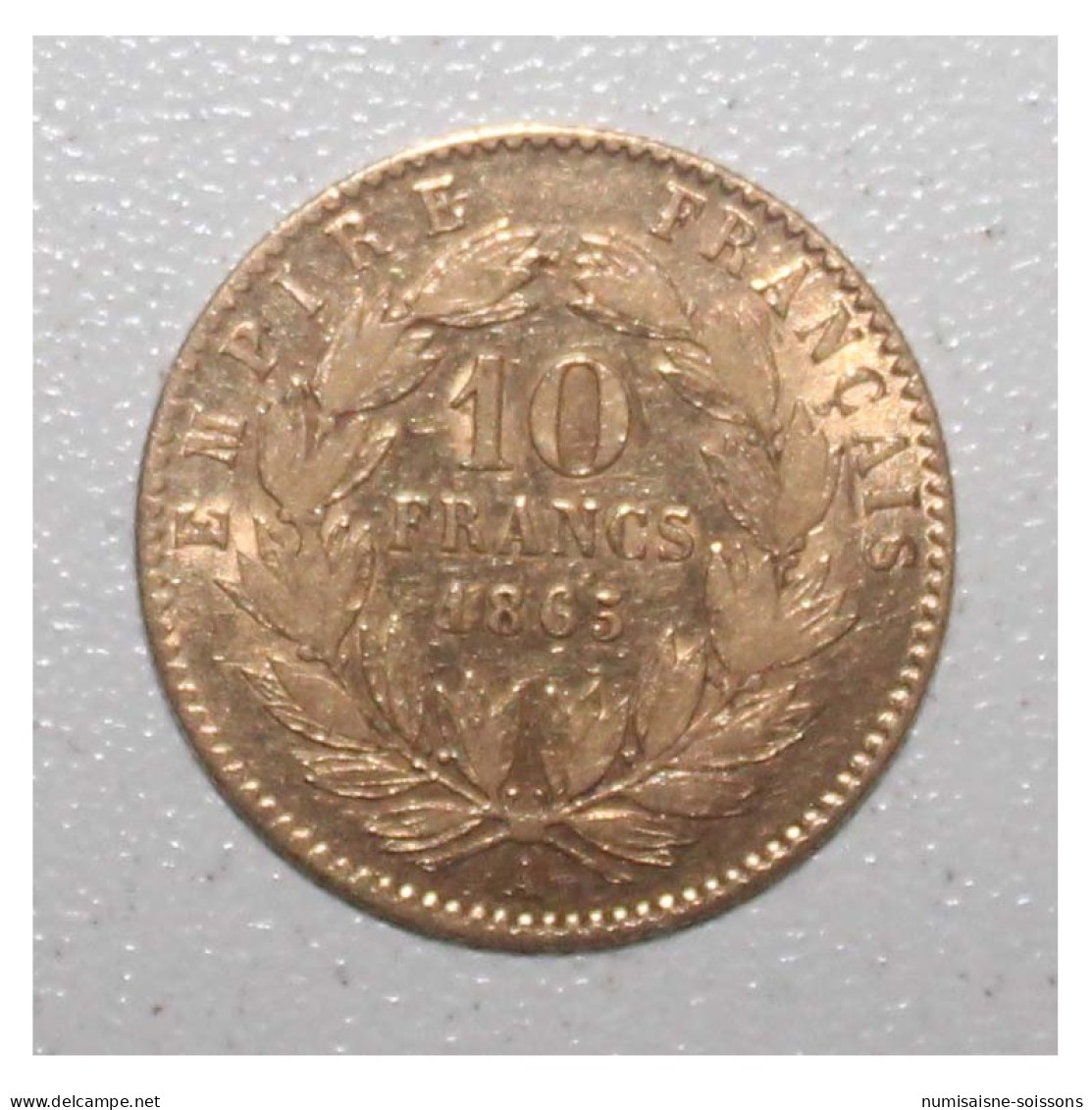 GADOURY 1015 - 10 FRANCS 1866 A - Paris - OR - TYPE NAPOLÉON III - KM 800 - TTB - 10 Francs (or)