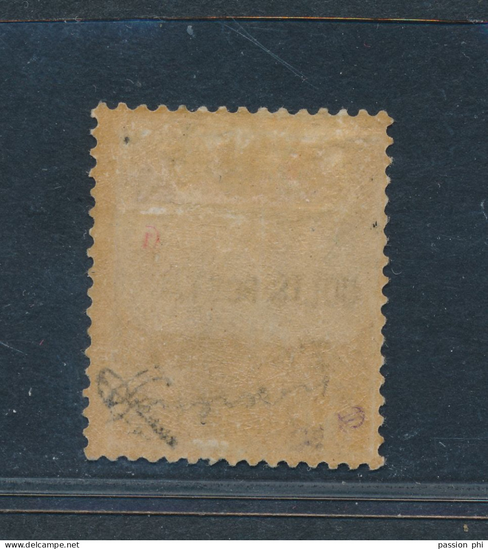 BELGIAN CONGO 1887 ISSUE COB CP2 LH GENUINE LITTLE FAULTS SMALL STAIN AND A LITTLE THINNED COB 2500 € - 1884-1894