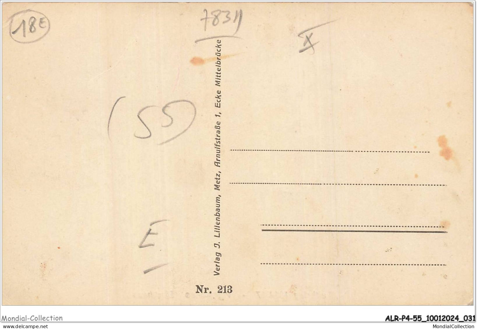 ALRP4-0316-55 - VIGNEULLES - Weltkrieg 1914-17 - Stadthaus  - Vigneulles Les Hattonchatel