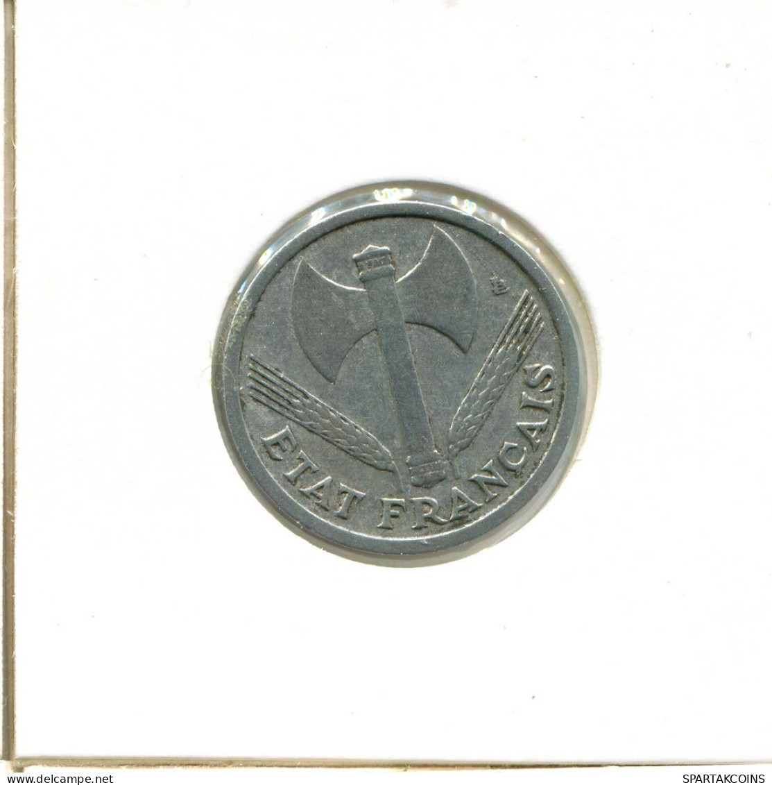 1 FRANC 1943 FRANKREICH FRANCE Französisch Münze #BA753.D.A - 1 Franc