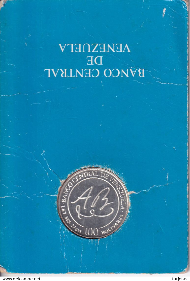 MONEDA DE PLATA DE VENEZUELA DE 100 BOLIVARES DEL AÑO 1981 DE ANDRES BELLO (COIN) SILVER,ARGENT. - Venezuela