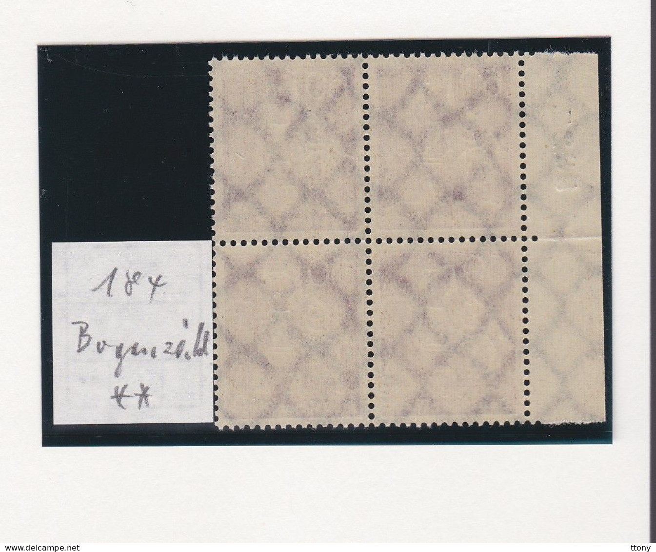 1 Bloc Block   Mi  : 184   **      Deutsches  Reich - Nuovi