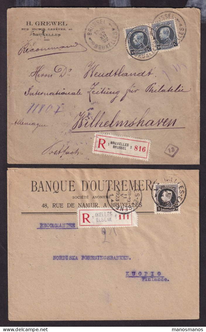DDGG 428 -  Petit Montenez - Petit ensemble de 17 cartes/lettres de cette émission , dont Reco de l'Exposition de 1921