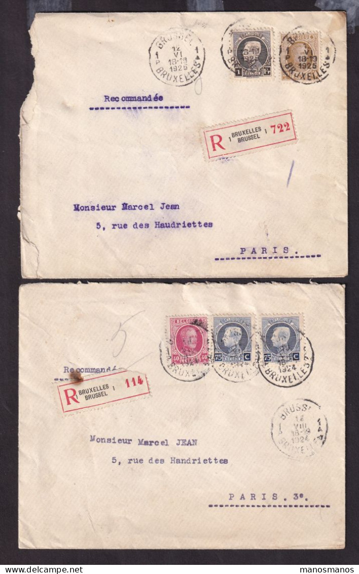 DDGG 428 -  Petit Montenez - Petit ensemble de 17 cartes/lettres de cette émission , dont Reco de l'Exposition de 1921