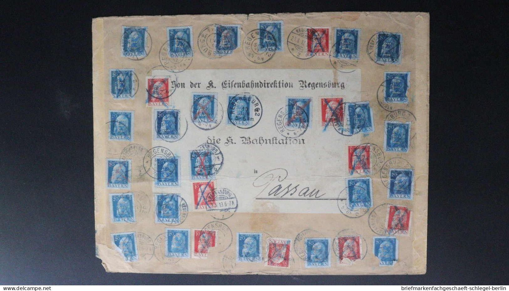 Altdeutschland Bayern, Brief - Briefe U. Dokumente