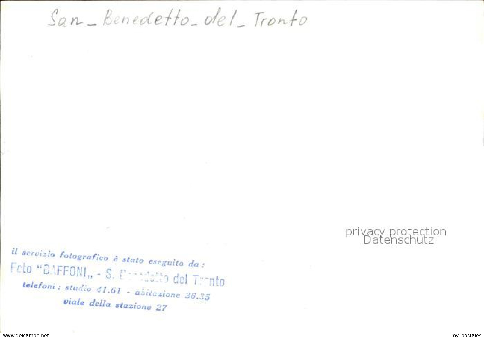 72482738 San Benedetto Del Tronto Dorffest San Benedetto Del Tronto - Altri & Non Classificati