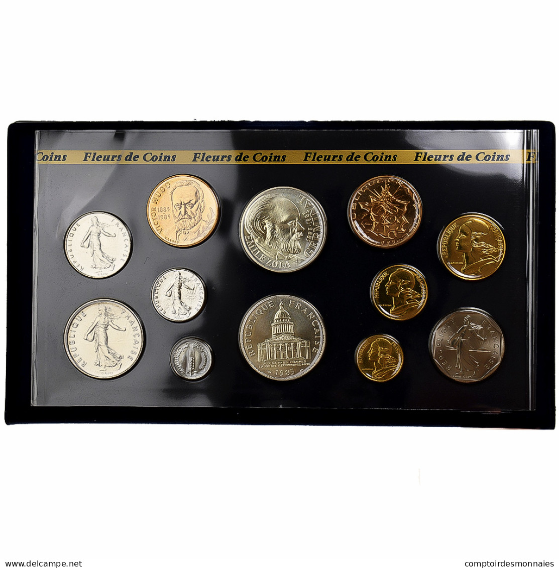 France, Coffret 1 C. à 100 Frs., 1985, MDP, Série FDC, FDC - Altri & Non Classificati