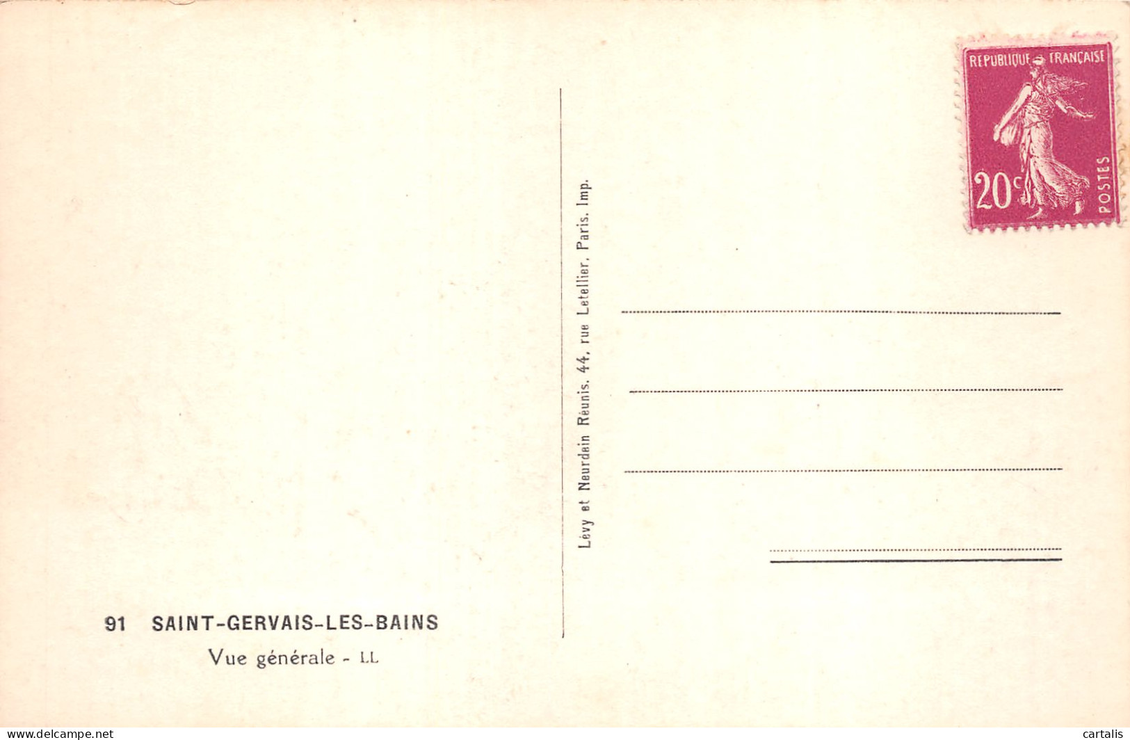 74-SAINT GERVAIS LES BAINS-N°C4062-E/0145 - Saint-Gervais-les-Bains