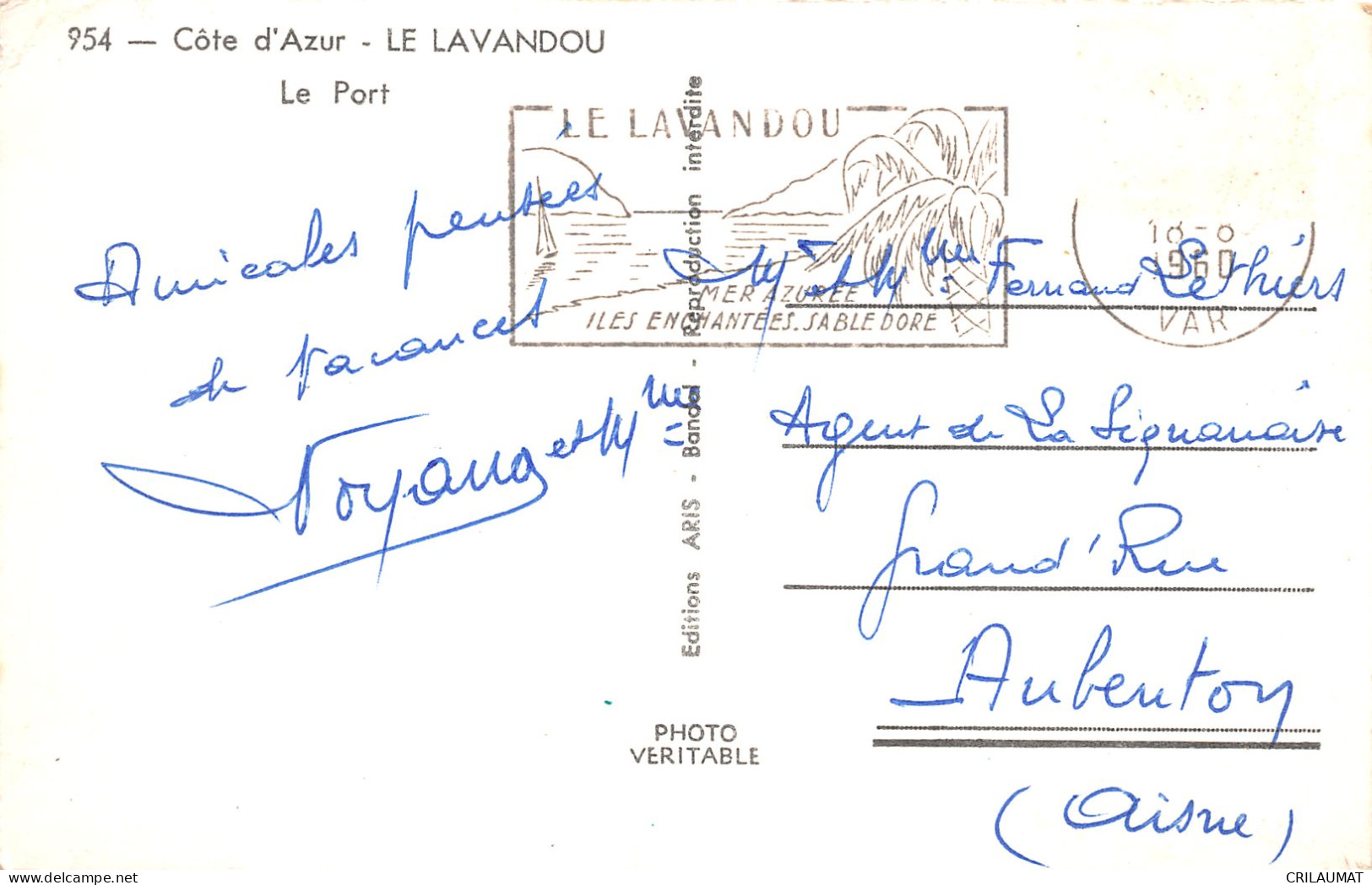 83-LE LAVANDOU-N°T2971-E/0147 - Le Lavandou