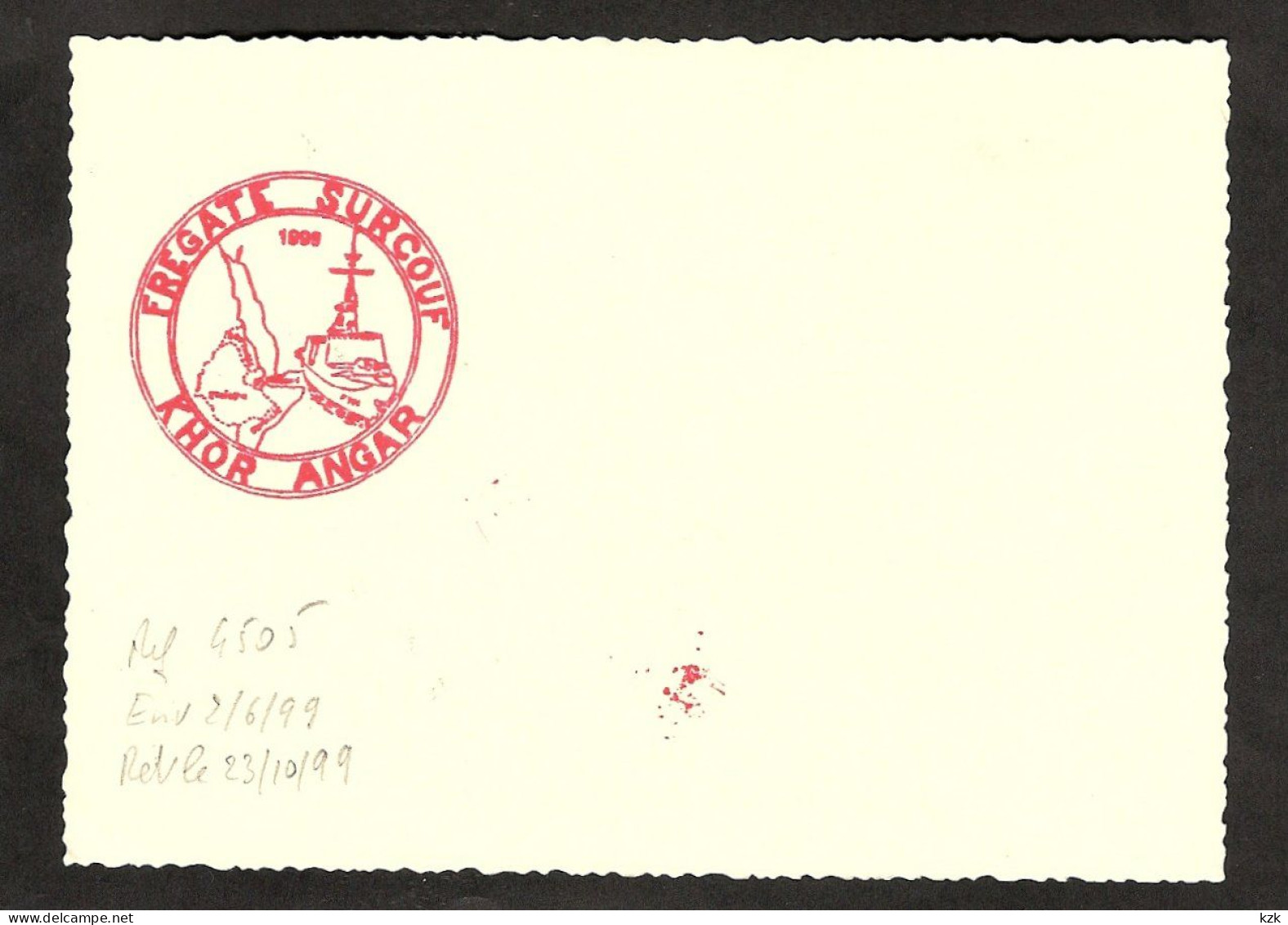 3 02	137	-	Fgt  Surcouf - Naval Post
