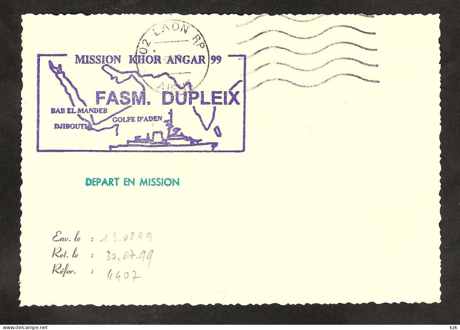 3 02	142	-	FASM  Dupleix - Naval Post