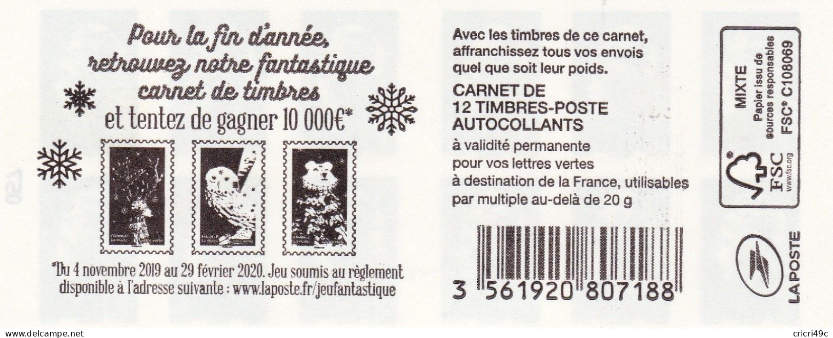 Marianne D'Yseult YZ. Carnet De 12 Timbres N° Y&T 1598-C9 Neuf** (MG) - Modernos : 1959-…