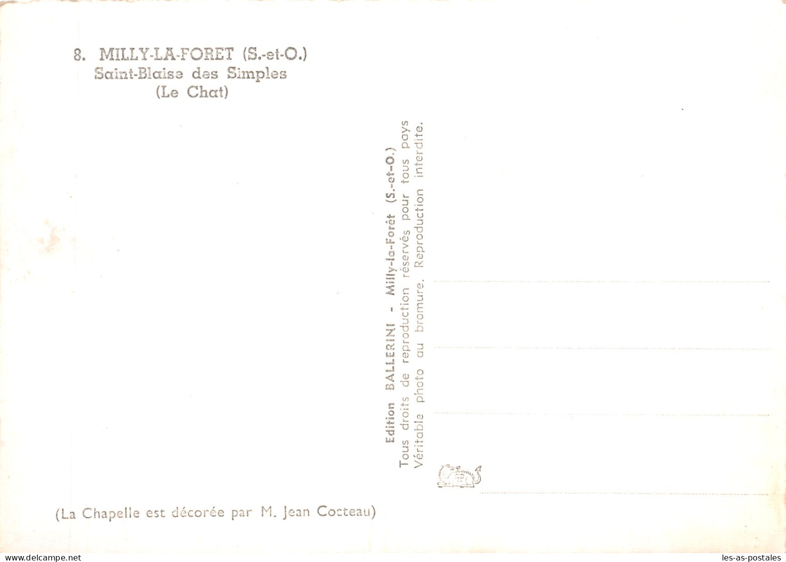 91 MILLY LA FORET SAINT BLAISE DES SIMPLES - Milly La Foret