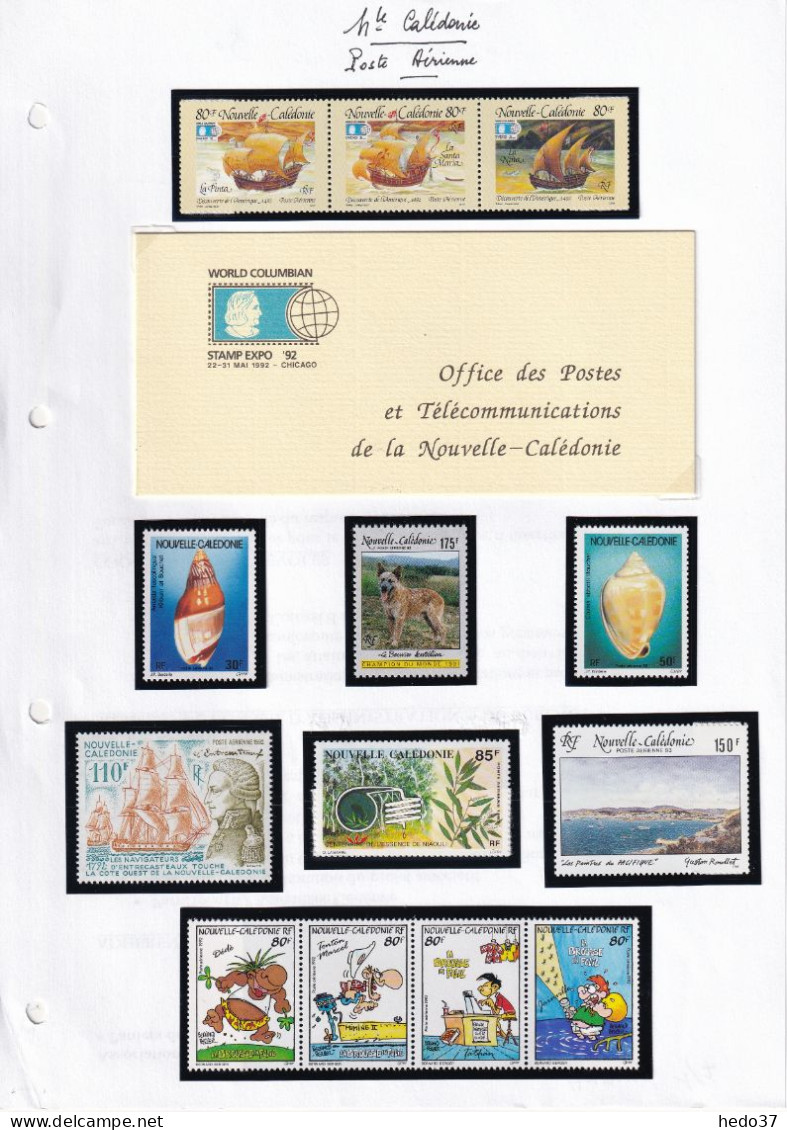 Nouvelle Calédonie - Collection Poste aérienne n°73/344 - Neufs ** sans charnière - TB