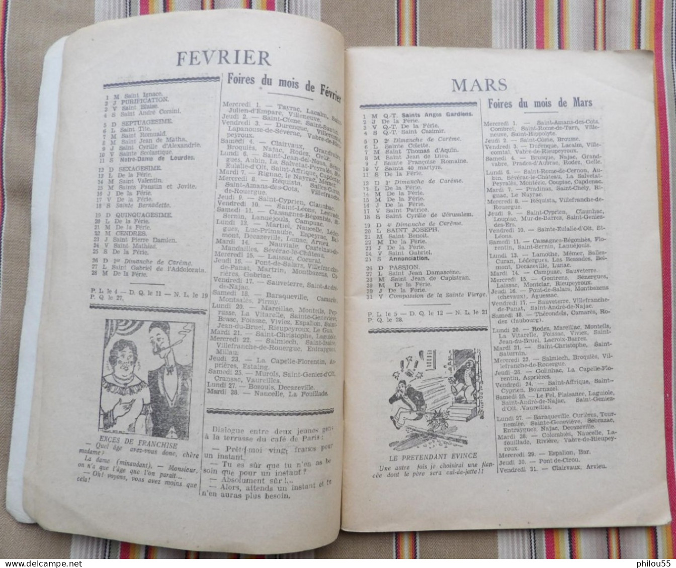 12 RODEZ ALMANACH L'Union Catholique 1939 Hitler PUB - Midi-Pyrénées