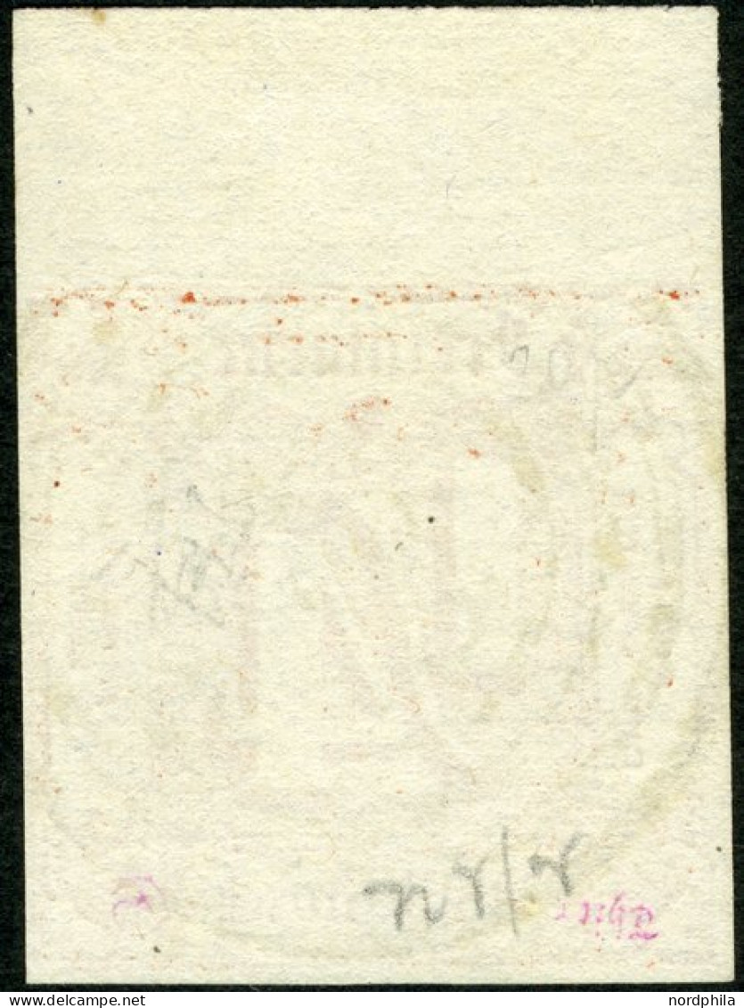 THURN Und TAXIS 13 O, 1861, 1/4 Gr. Rötlichorange, Mit Breitem Oberrand (9 Mm), Nummernstempel 236 (Kaltennordheim), Far - Otros & Sin Clasificación
