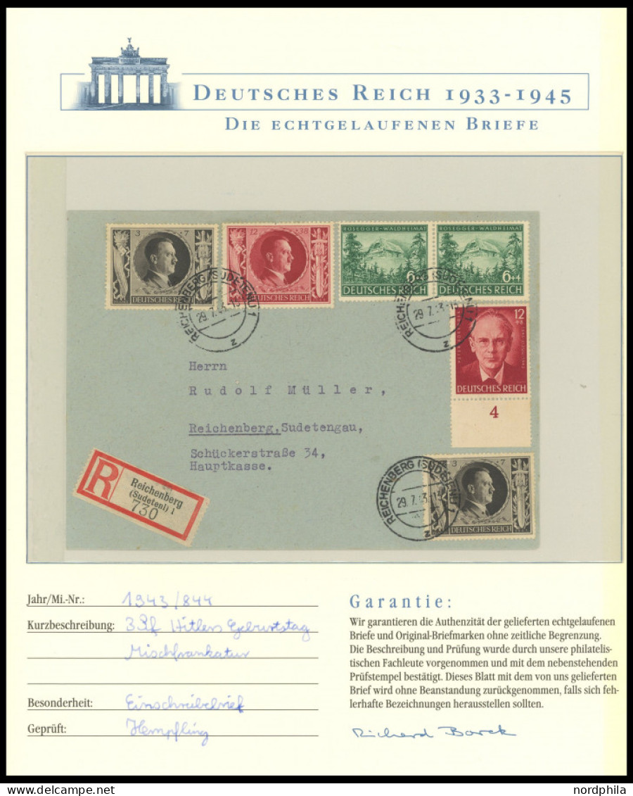 SAMMLUNGEN ,Brief, , 1919-1945, Borek-Spezialsammlung, Dabei 13 Teils Interessante Belege, Pracht - Andere & Zonder Classificatie