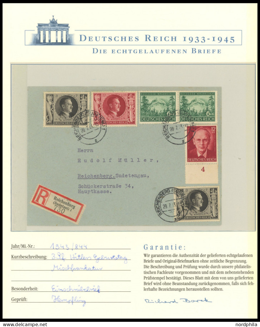 SAMMLUNGEN ,Brief, , 1919-1945, Borek-Spezialsammlung, Dabei 13 Teils Interessante Belege, Pracht - Altri & Non Classificati