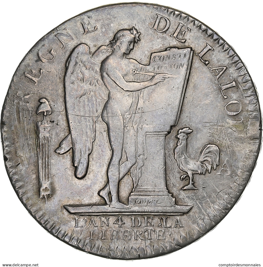 France, Louis XVI, Écu De 6 Livres François, 1792 / AN 4, Paris, Argent, TTB - Other & Unclassified