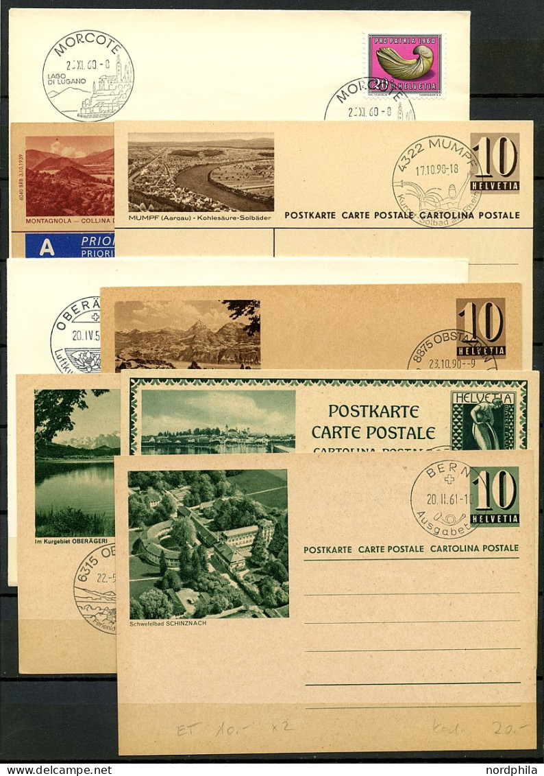 SAMMLUNGEN 527 BRIEF, Schweiz Ab Ca. 1949, Sammlung Von 90 Belegen Alle Bezug Auf Wasserwirtschaft, Seen, Flüsse Und The - Lotes/Colecciones