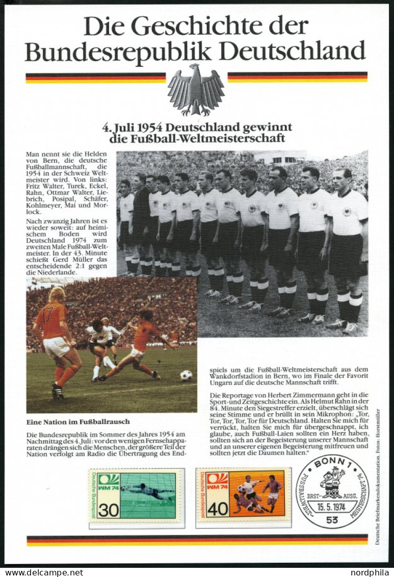 SPORT ,o,Brief , XIV. Fußball-Weltmeisterschaft 1990 In 3 Spezialalben, Mit Blocks, Kleinbogen, Markenheftchen, FDC`s, N - 1990 – Italie